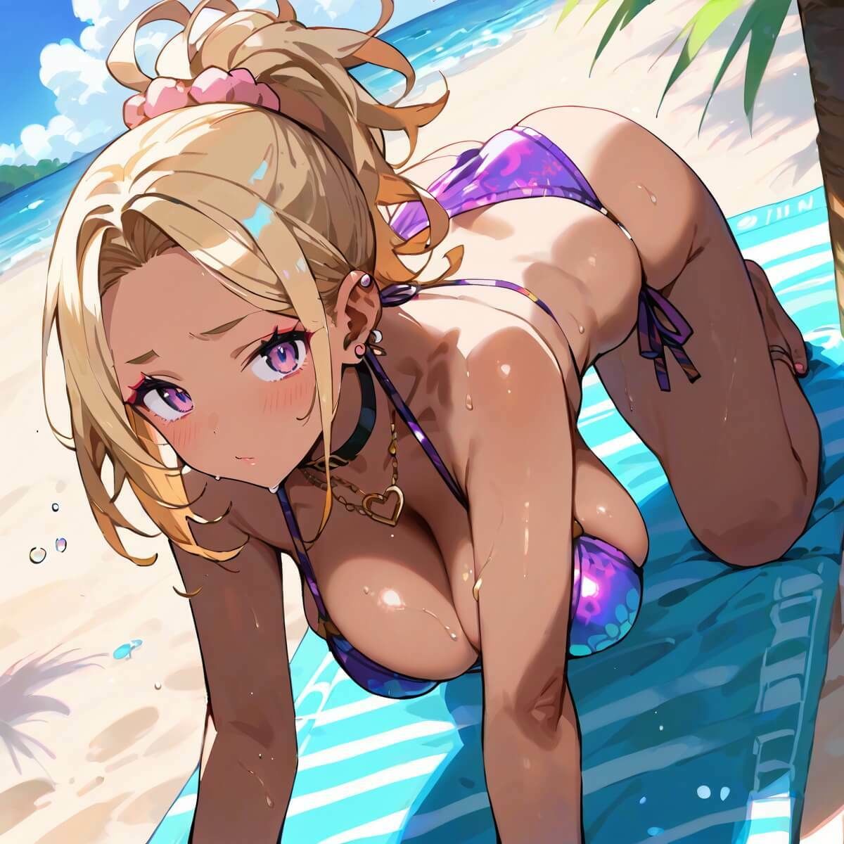 ビッチなギャルにはお仕置きだ6！【厳選270枚】こぼれる水着が眩しすぎて！！ - サンプル画像 7