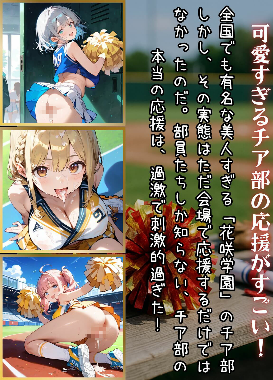 応援だけじゃ、物足りない！！エールは体で送ります！！！7【厳選CG210枚収録】 - サンプル画像 1