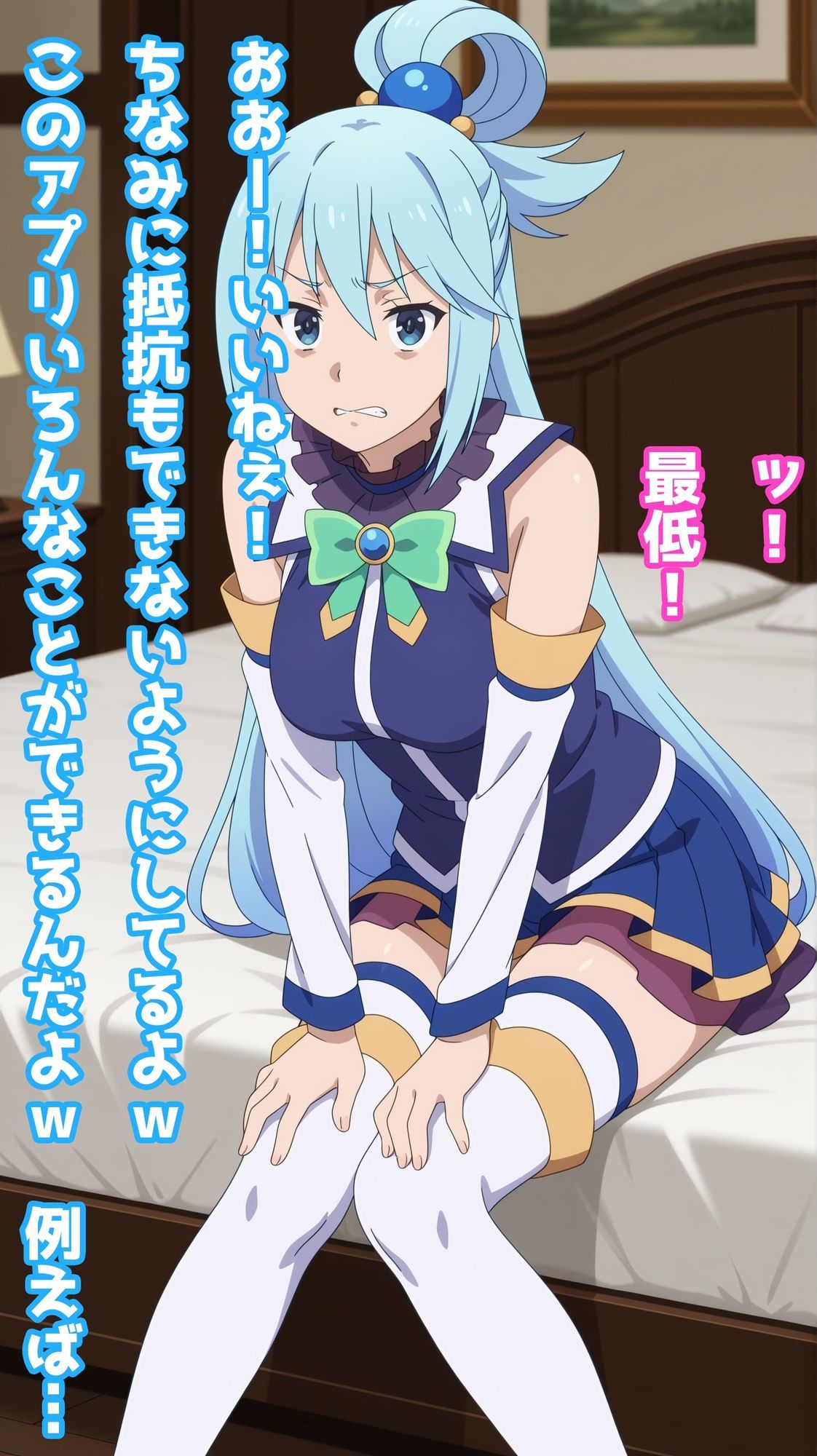 【一部セリフつき】Deliサモ☆ 美少女とおじさん強●召喚アプリ - 水の女神編 - - サンプル画像 2