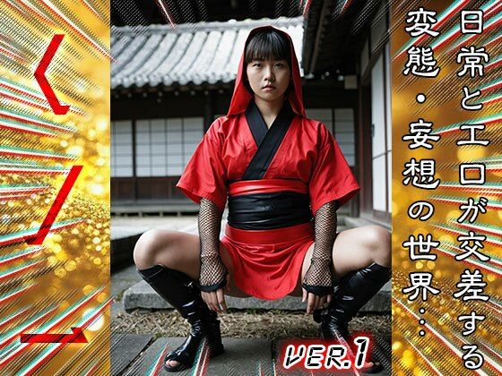 【 全裸コスプレ 】くノ一（くのいち） 1 - サンプル画像 8