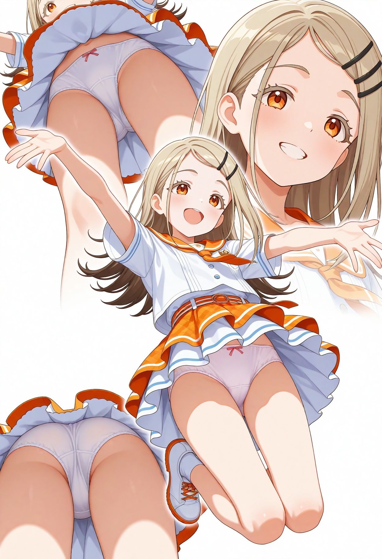 立ち絵とローアングル【篠澤広風1】 - サンプル画像 2