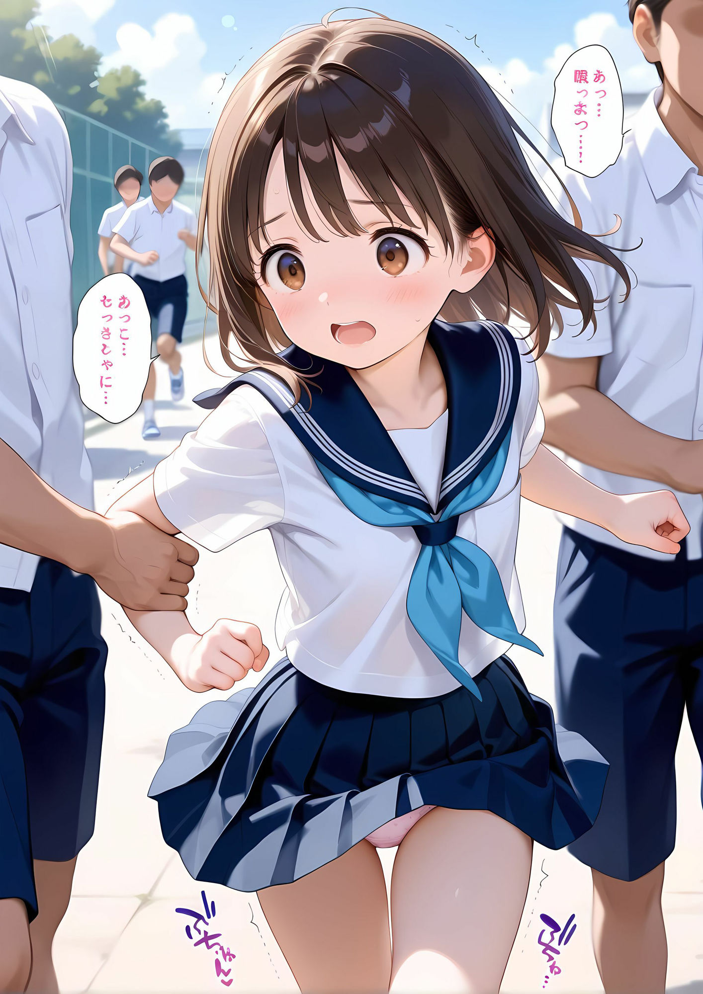 制服ハンター  〜狙われた学園祭〜 - サンプル画像 1