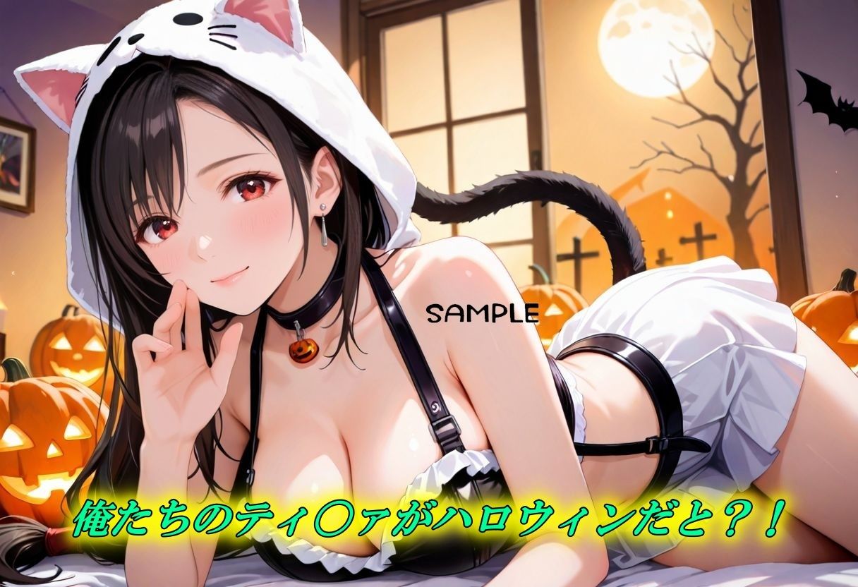 願望を叶える猫耳ハロウィンSEX！ - サンプル画像 1