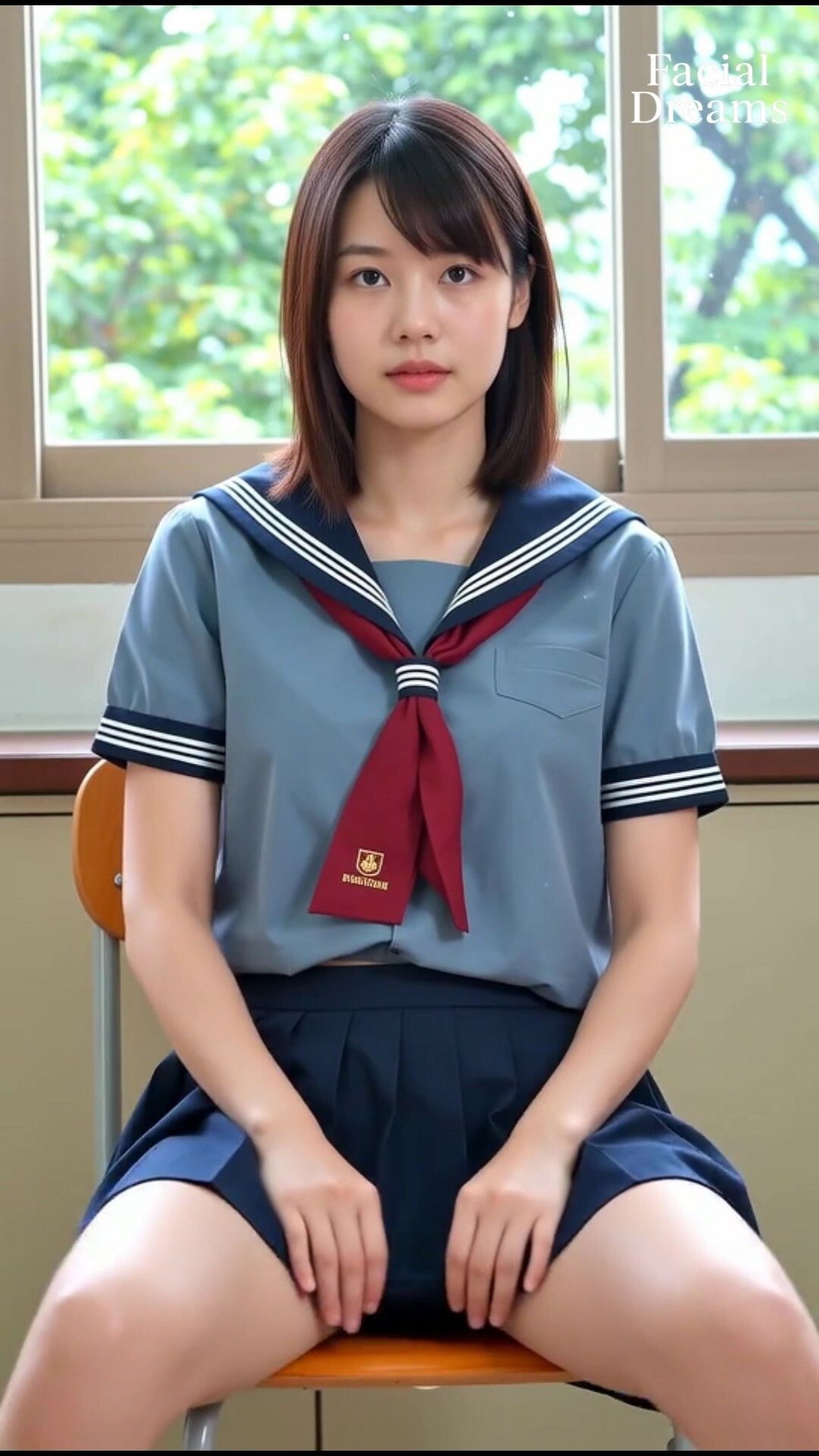 Fluid Dreams 白い講義の日 教室編（Uniform Style） - サンプル画像 1