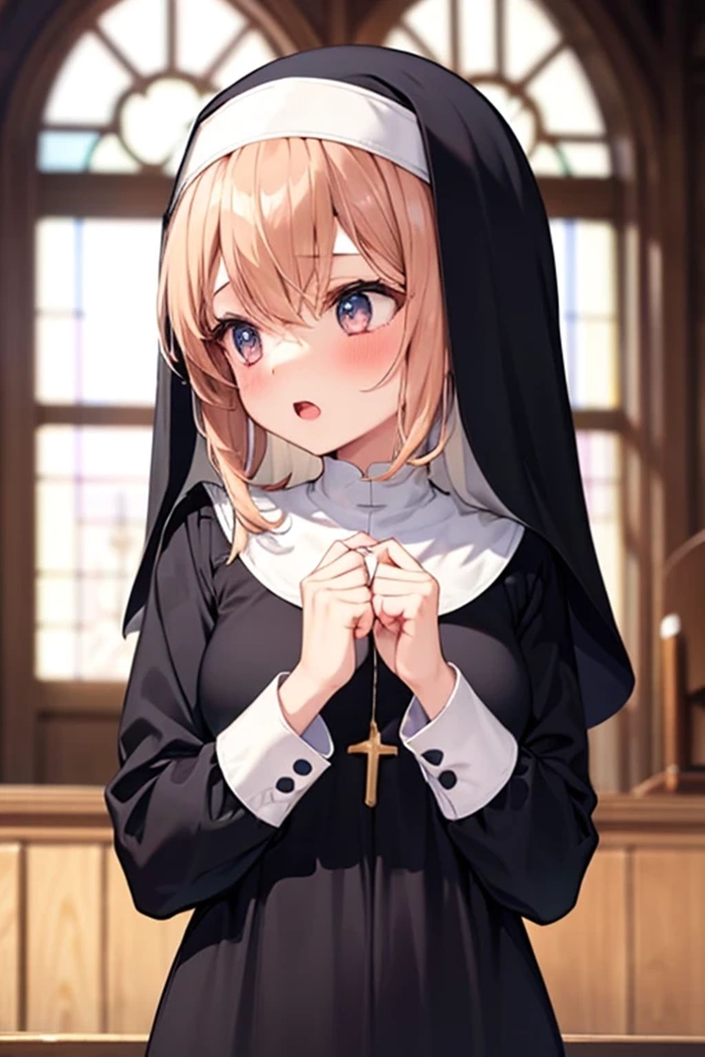 禁欲の反動-シスターちゃんは発情中- - サンプル画像 2