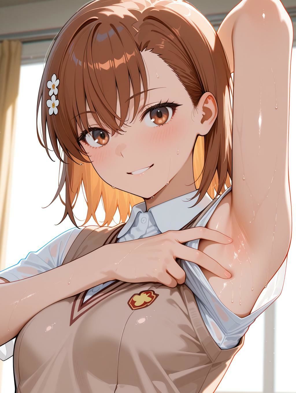 とあるミコトの腋画集 - サンプル画像 1