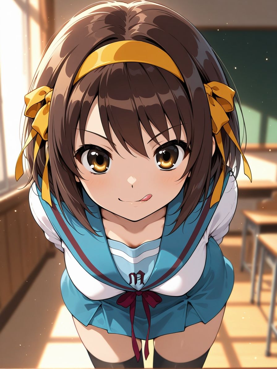 涼宮ハ〇ヒとえっち - サンプル画像 1