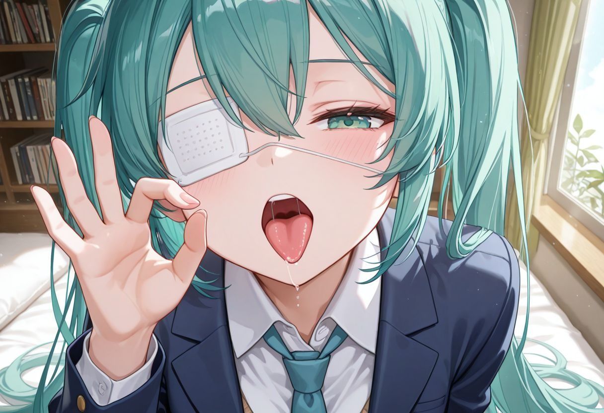 初音ミク 制服 - サンプル画像 1