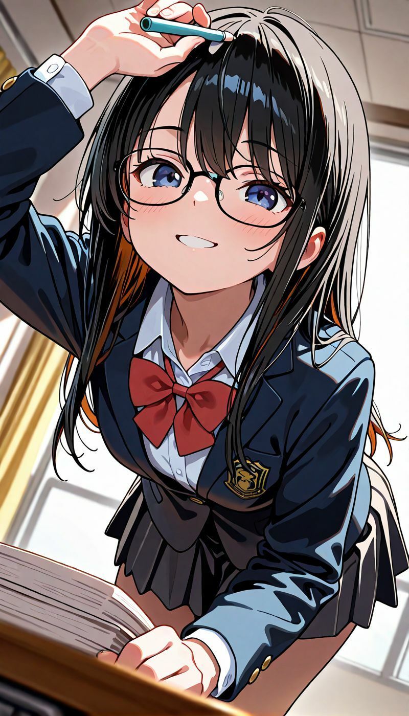 めがね女子の誘惑 - サンプル画像 2