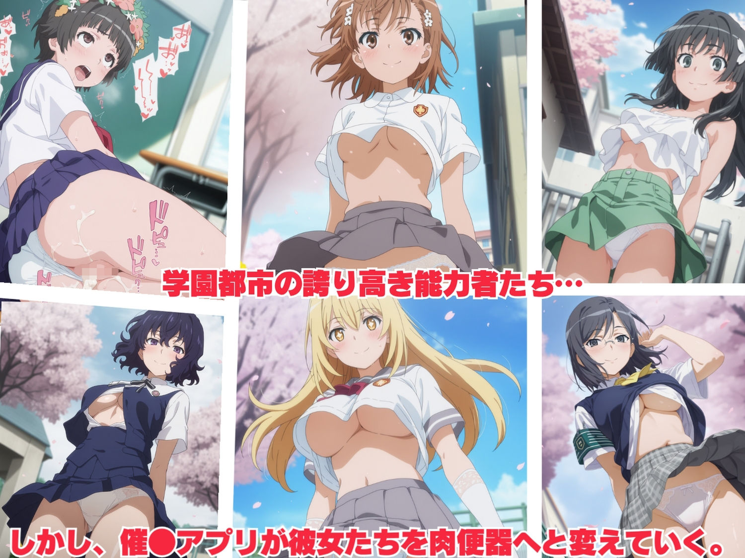 【寝取られ】超電磁肉便器計画 〜全員孕ませ！完全支配ペット化へ…〜 - サンプル画像 1