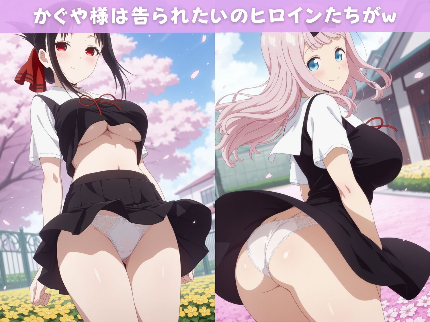 ハーレムおじさんの孕ませ催●アプリ【かぐや●は告らせたい】 - サンプル画像 1