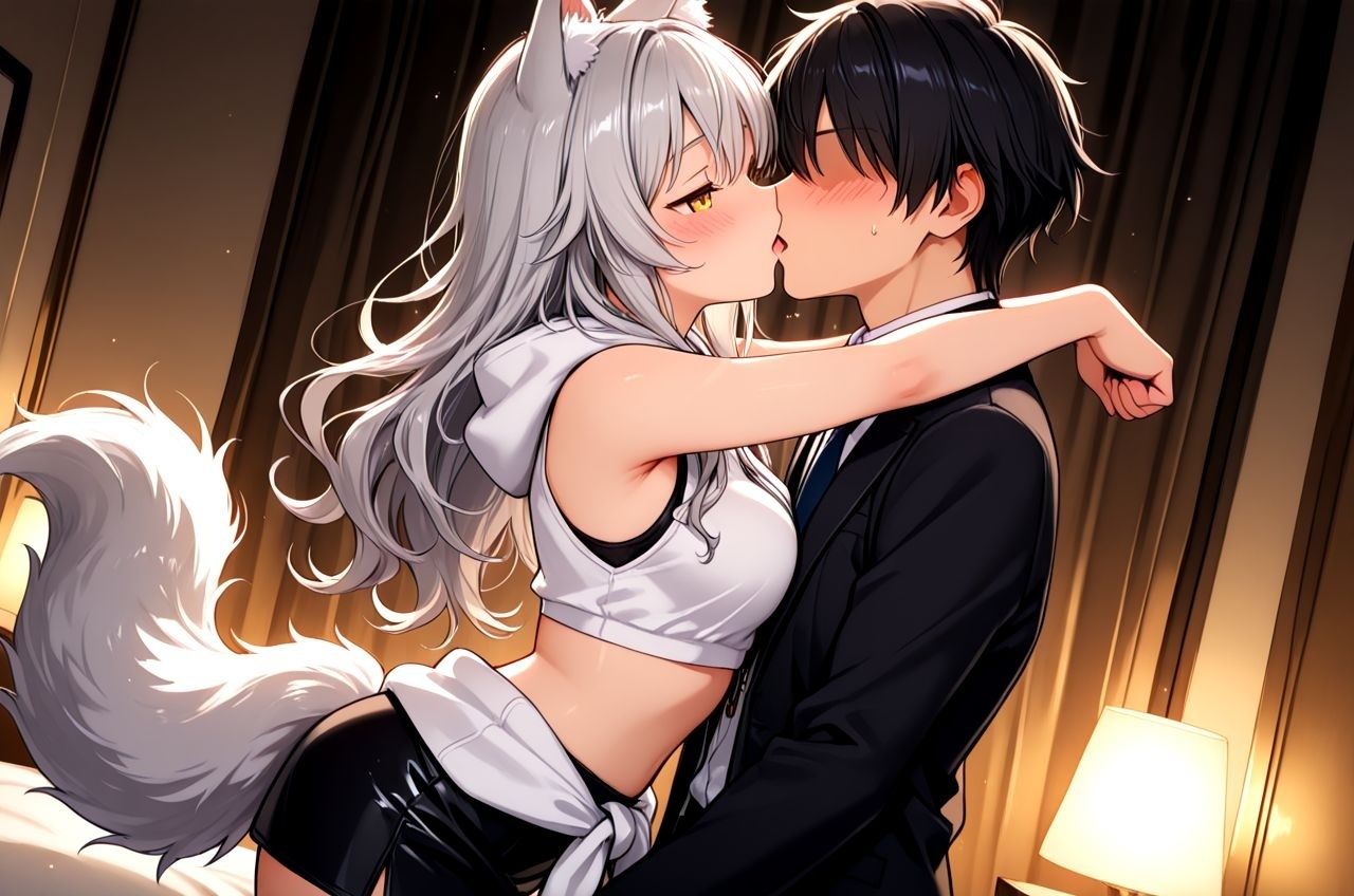 拾われケモミミメイドのシルヴィ2  疲れた坊ちゃまをホテルに連れ込んでいっぱいえっちなことしちゃうお話 - サンプル画像 3