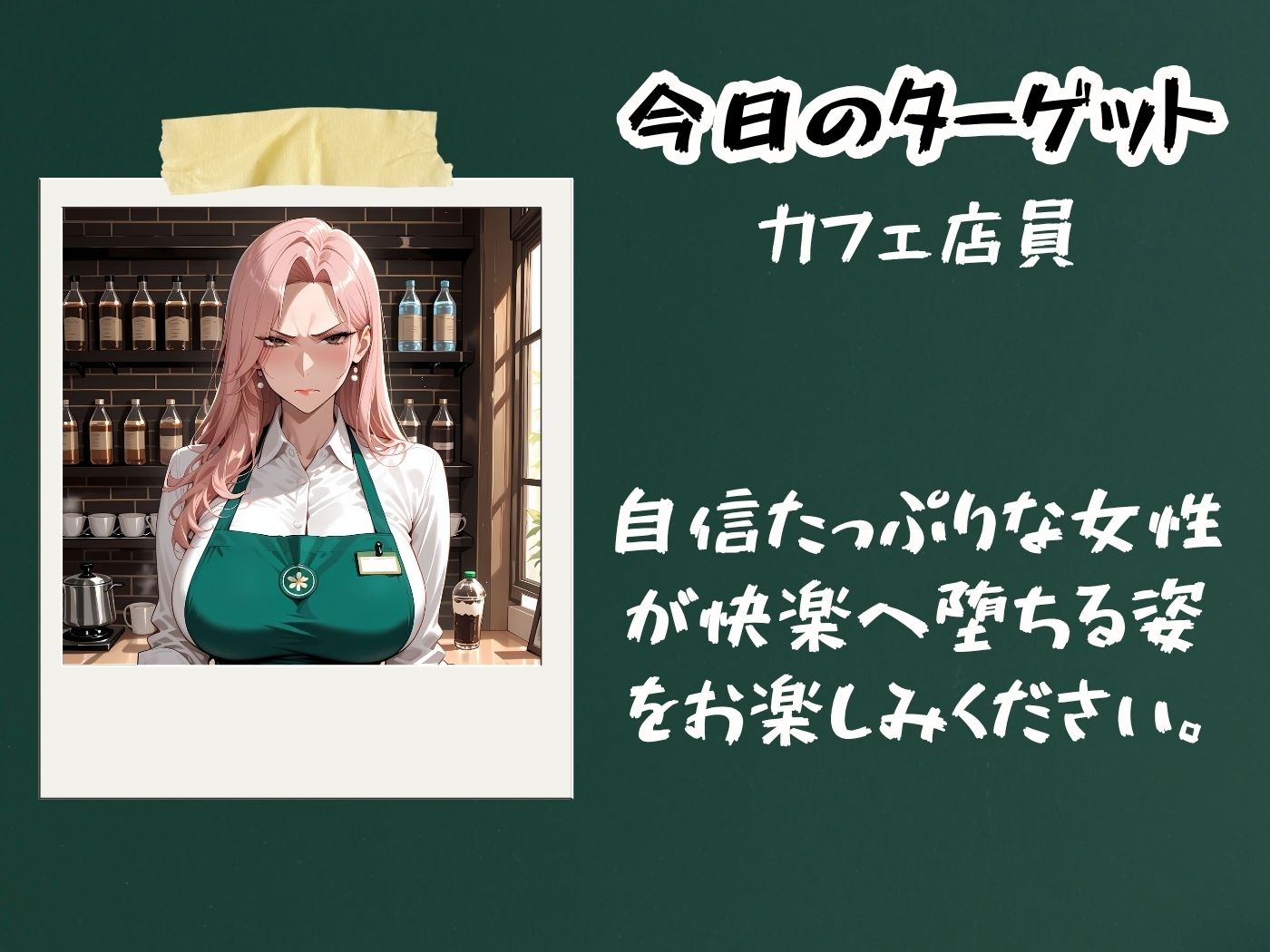 【4K高画質CG集】いつも見下す人妻をわからせ乱交〜カフェ店員〜 - サンプル画像 2