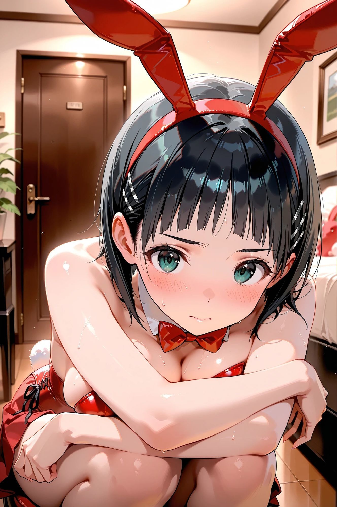 直葉と恥じらいコスチュームプレイ - サンプル画像 1