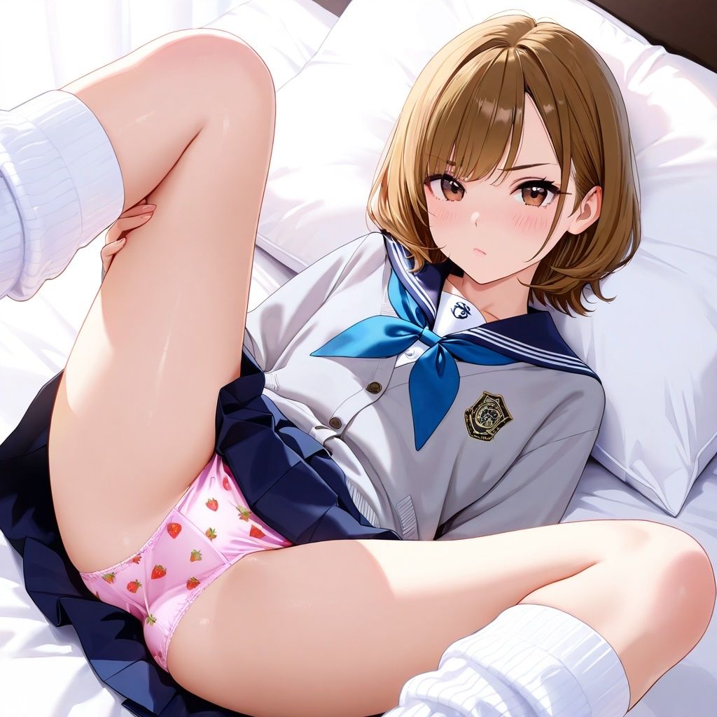 ルーズソックスJKのM字パンチラVol.5 - サンプル画像 2