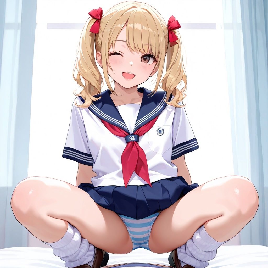 ルーズソックスJKのM字パンチラVol.5 - サンプル画像 9