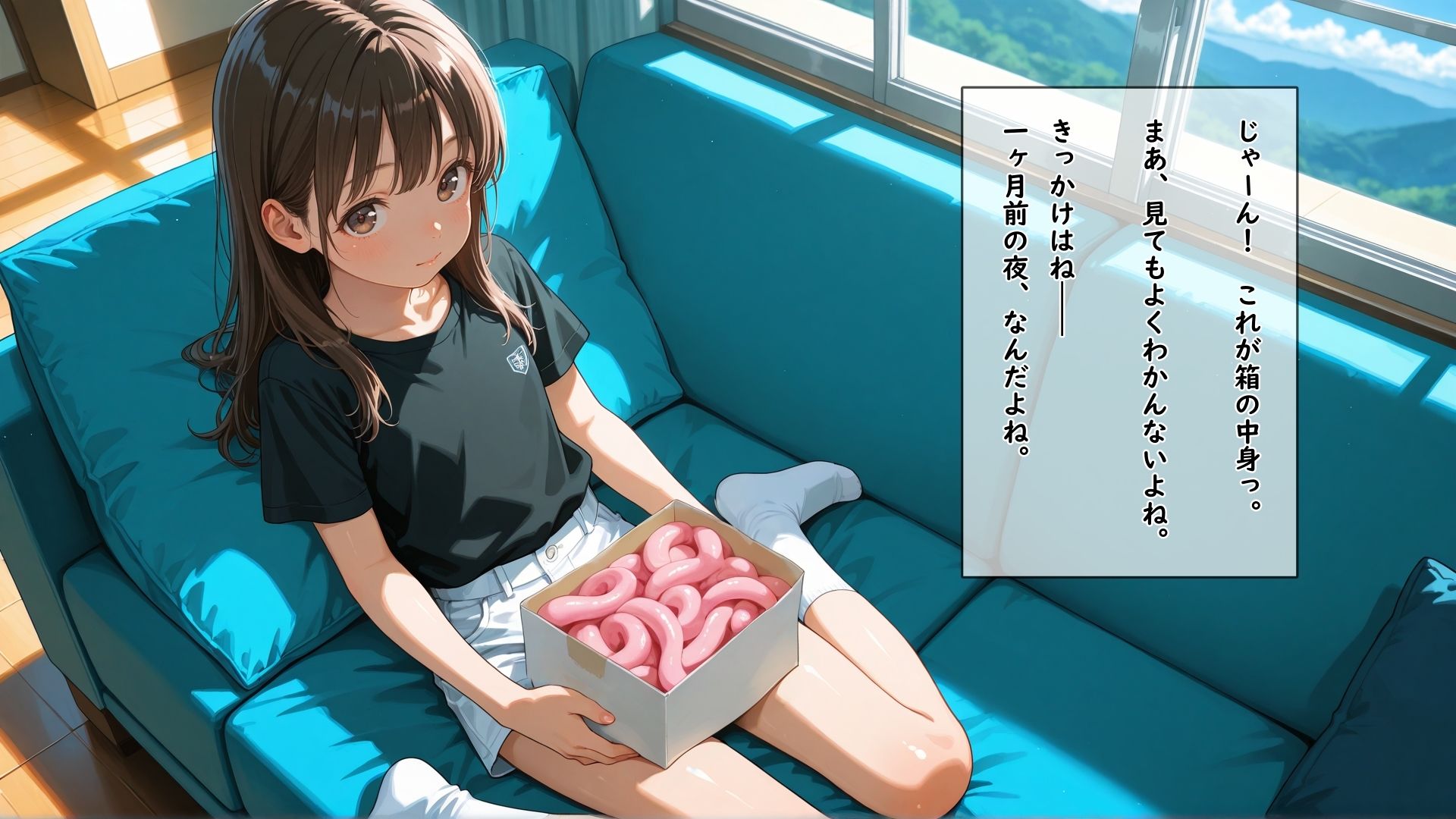 留守番中に兄夫婦の寝室で見つけた妊活サポート用触手型デバイスに何回イってもやめてもらえない女の子 - サンプル画像 2