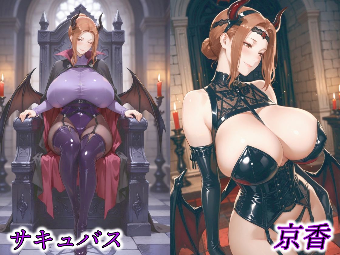 京香・結花・小春 Halloween Collection キョンシー＆サキュバス - サンプル画像 4