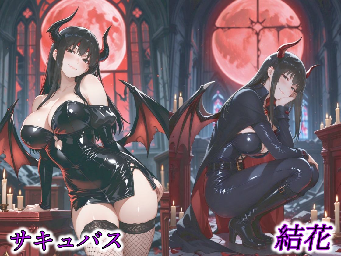 京香・結花・小春 Halloween Collection キョンシー＆サキュバス - サンプル画像 5