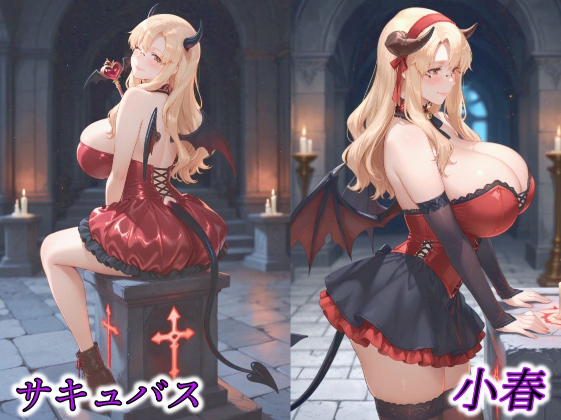 京香・結花・小春 Halloween Collection キョンシー＆サキュバス - サンプル画像 6