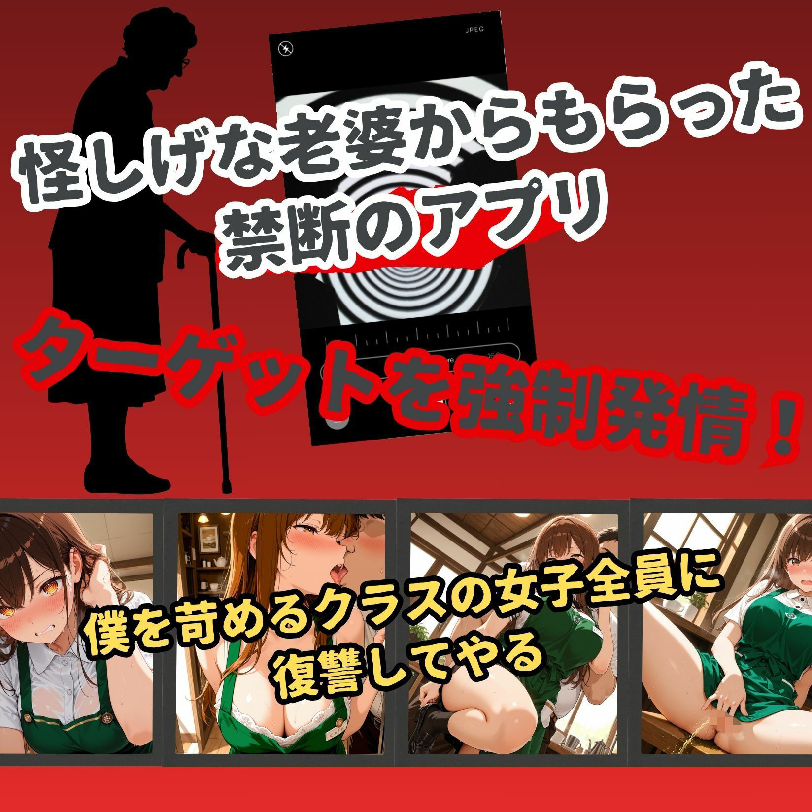 女子校生催●即堕ち〜バ先のカフェで僕を苛めたカースト上位に復讐〜 - サンプル画像 1