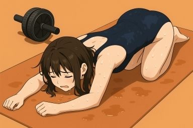 スクール水着の女の子が運動してるだけ 2 - サンプル画像 8