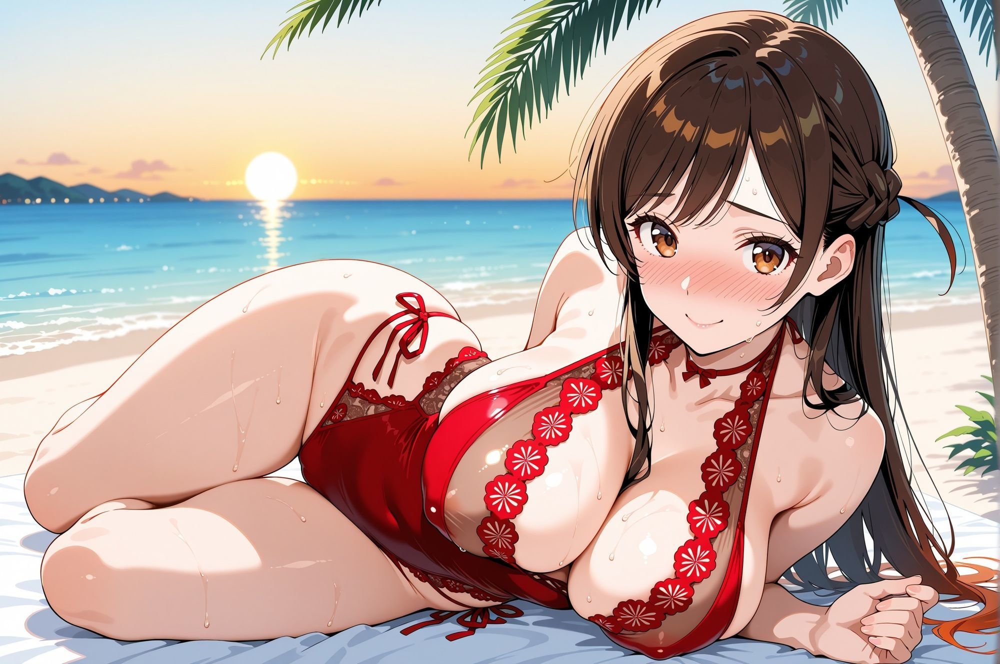 水〇千鶴がホントの世界では絶対見せてくれない姿を見せてくれるCG集 - サンプル画像 4