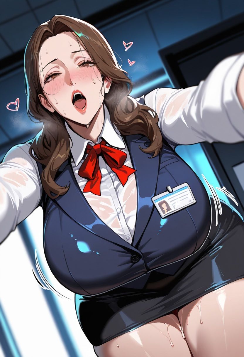 貯精バンク  あたなた専属の爆乳人妻銀行員 - サンプル画像 1