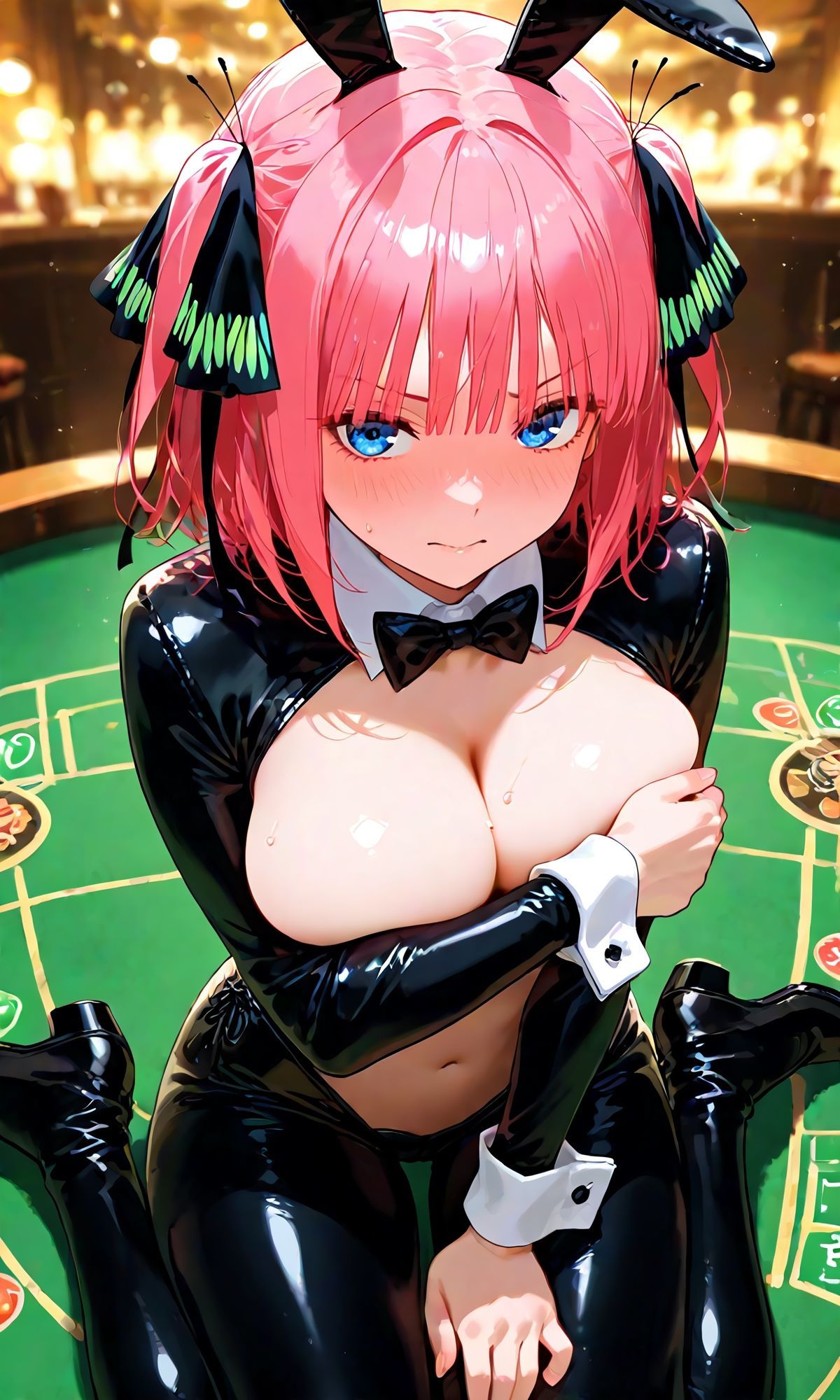 二乃と逆バニーえっち - サンプル画像 1