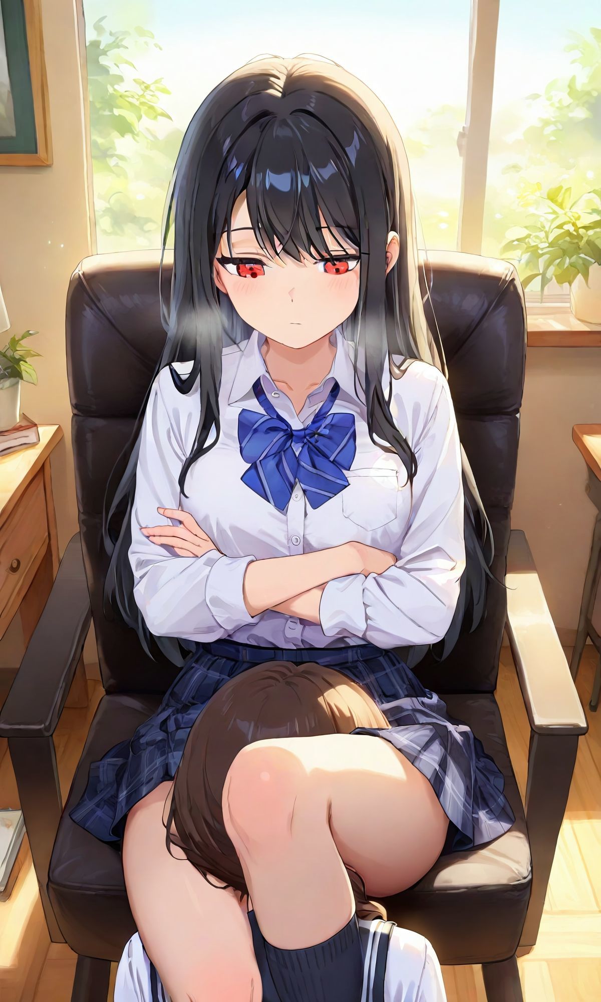 【百合】【クンニ】冷ややかな支配と淫らな悦び vol.2 ―沈黙の余韻― - サンプル画像 1