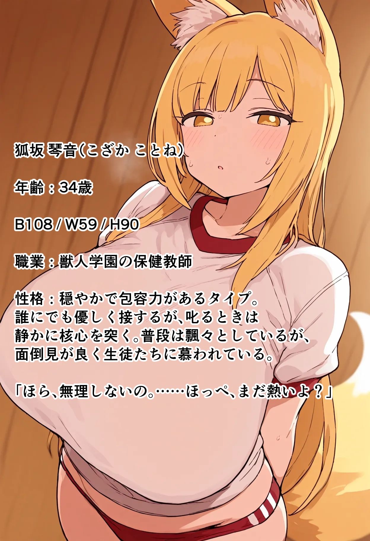 異世界ママといちゃラブえっち！ケモミミママ＆エルフママ - サンプル画像 7