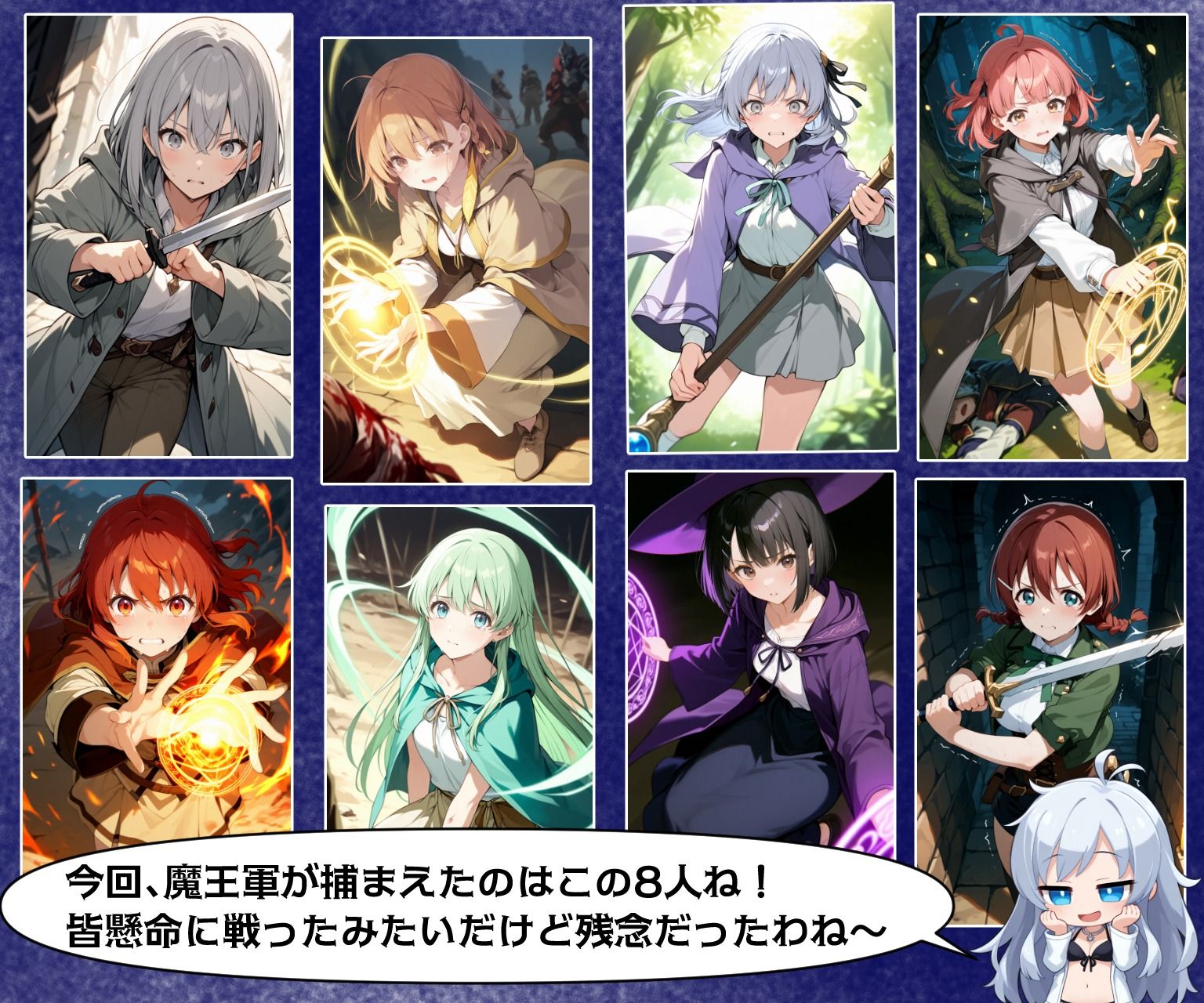 冒険者捕虜管理台帳 魔王軍に捕らわれた少女たちの末路の記録 - サンプル画像 3