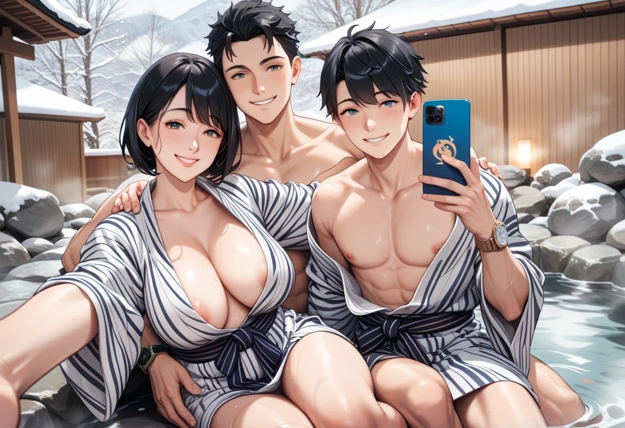 家族風呂写真マニアックス1 - サンプル画像 1