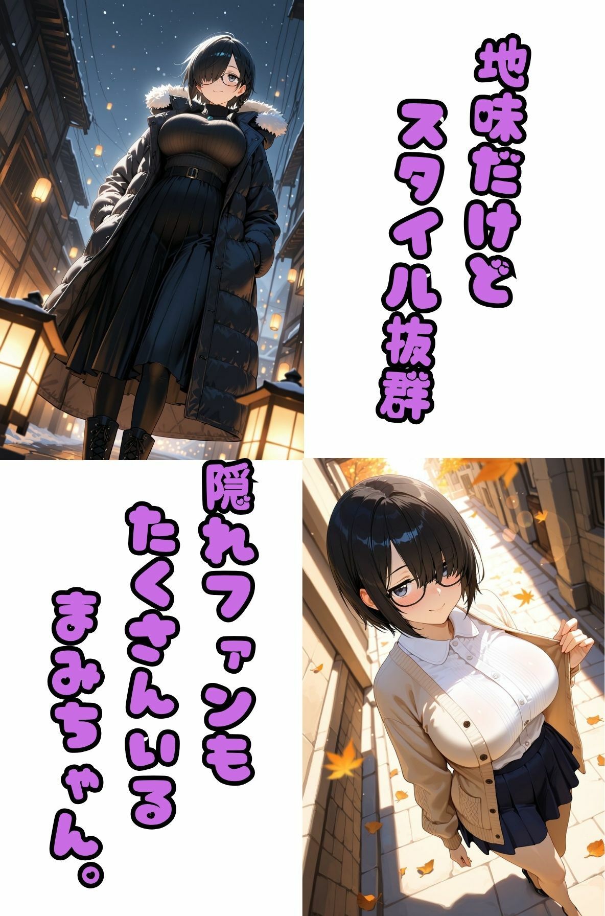 ジト目な地味カノ - サンプル画像 2