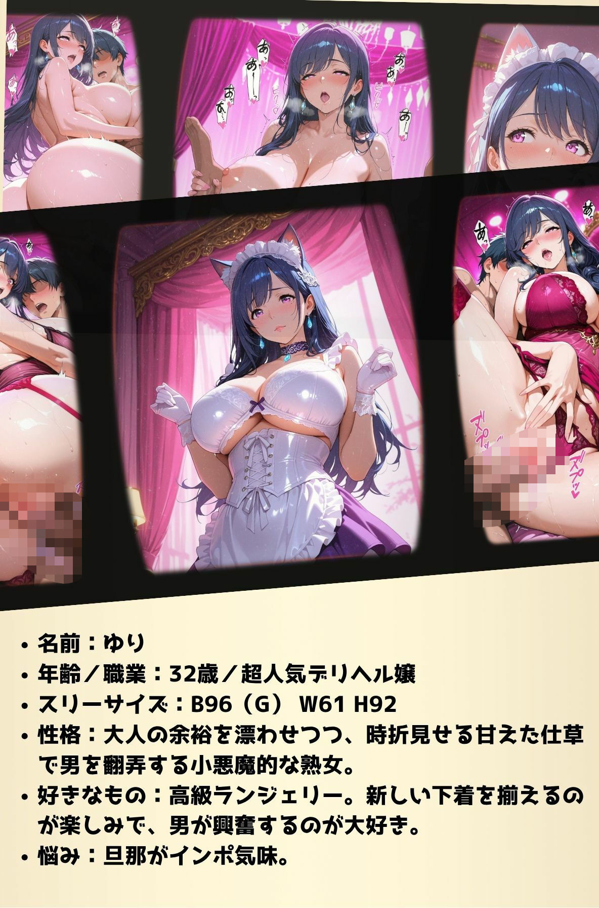 超人気デリヘル嬢 ゆりさん 呼んでみた（ハロウィン猫耳コス、情熱ランジェリー、全裸） - サンプル画像 1