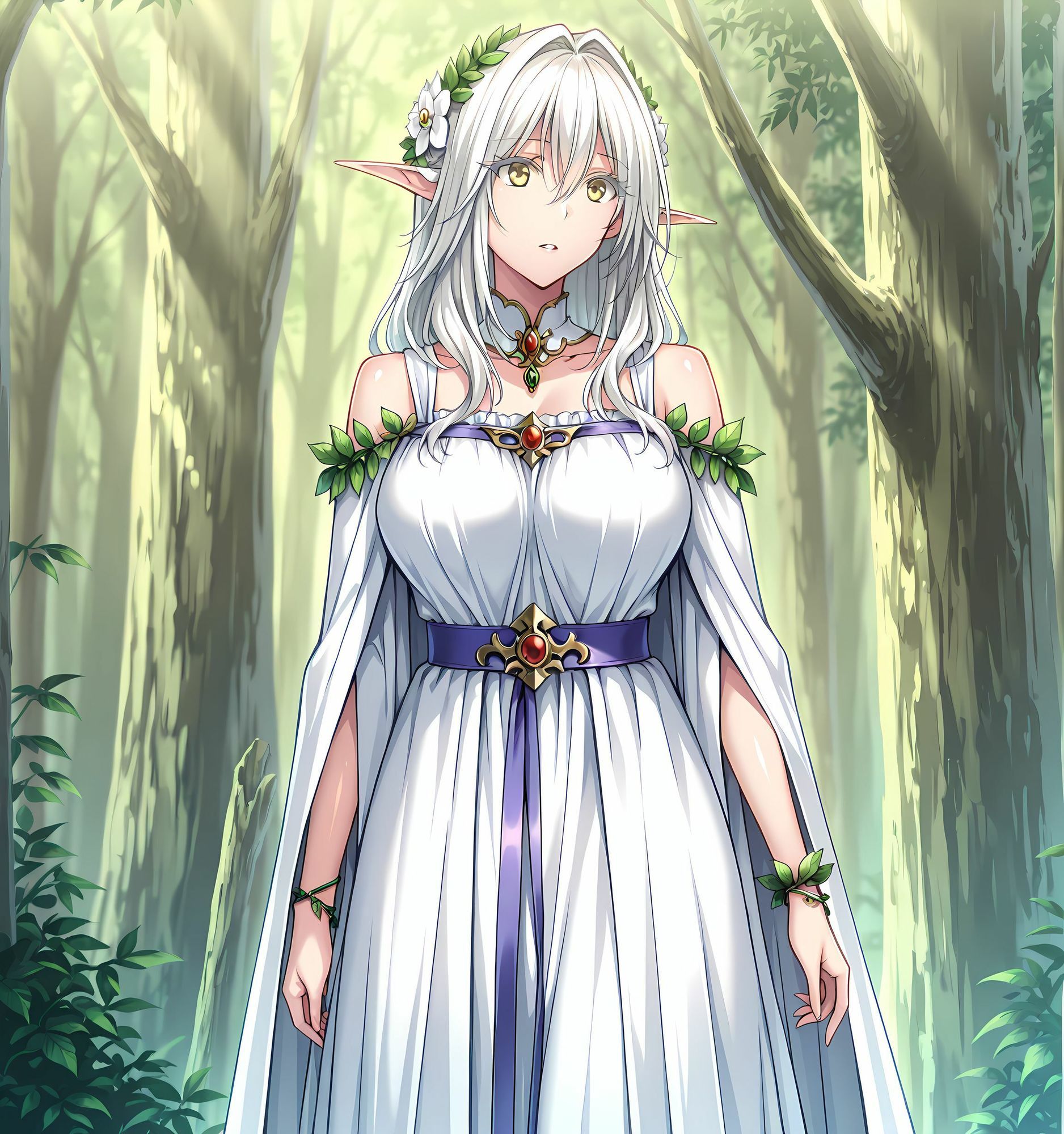 エルフ姫洗脳丸呑み〜悪堕ち淫魔化〜 - サンプル画像 2