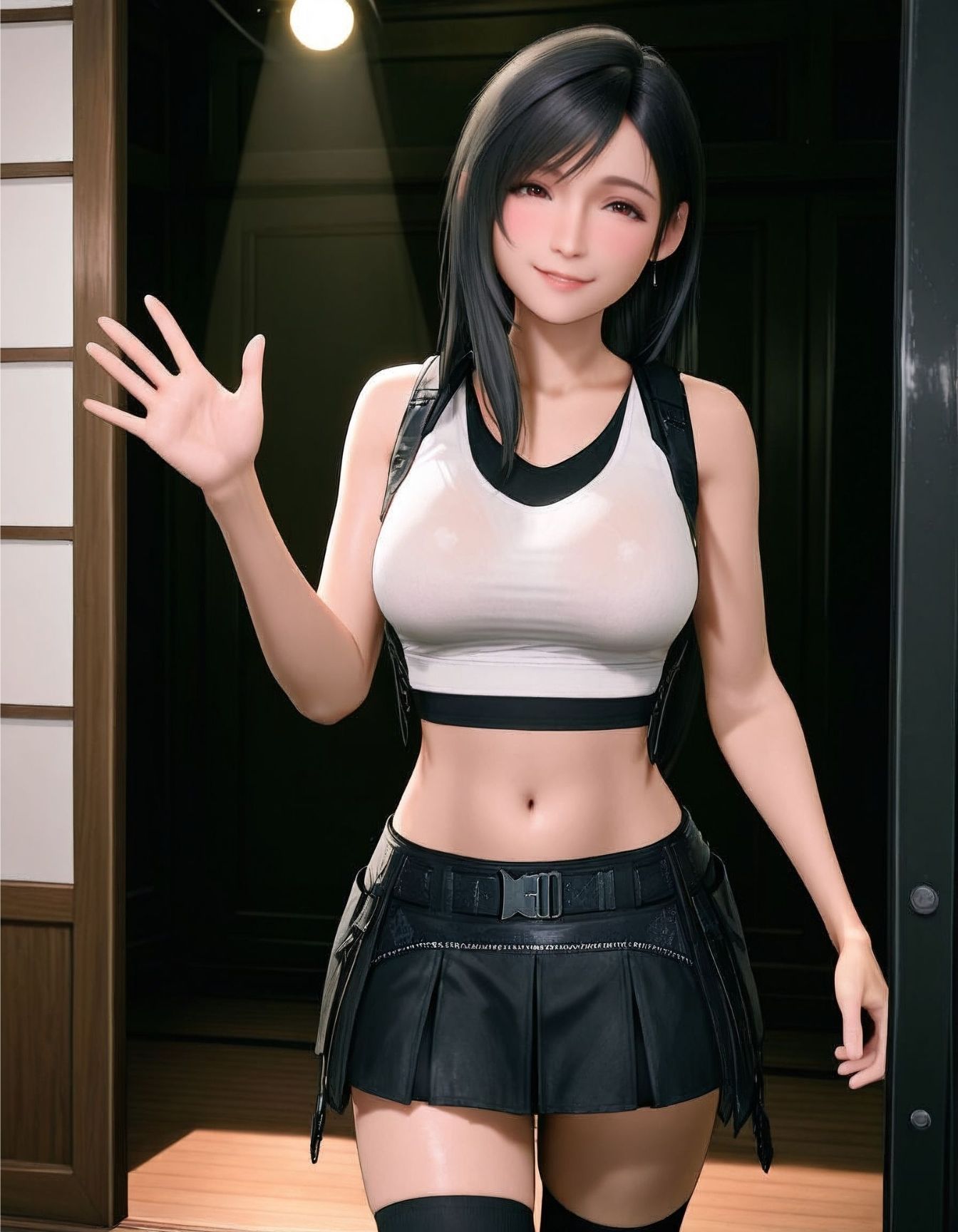 ヒロインが出勤するという噂のソープランド！！ ティファ編 - サンプル画像 9