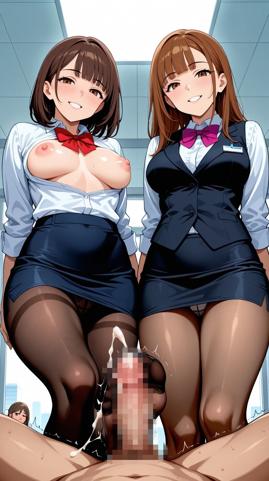 顔面騎乗と脚コキの総合商社  寝取り探偵サービス - サンプル画像 2