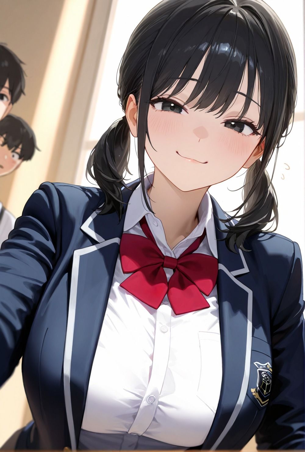 爆乳になった幼馴染と放課後セックス - サンプル画像 1