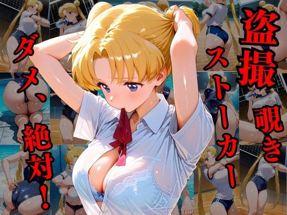 覗かれるヒロインズ〜美少女戦士セーラームー〇 月〇うさぎ編〜 - サンプル画像 1