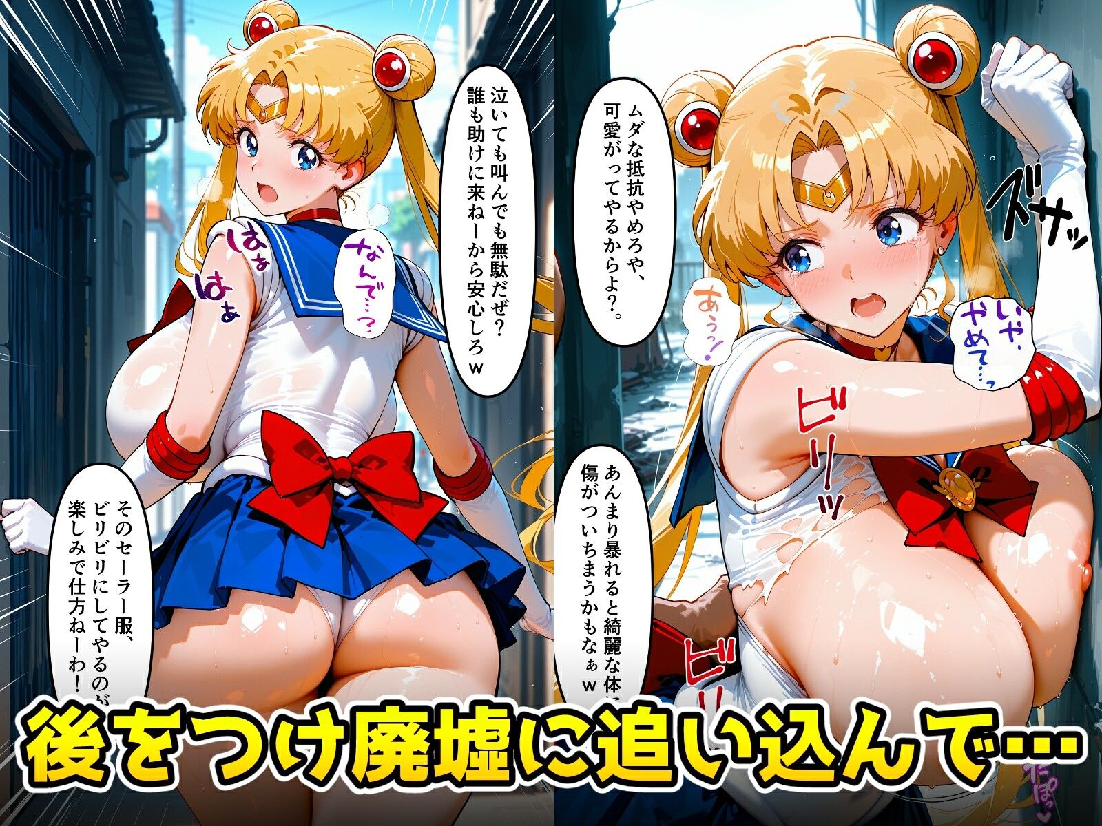 抵抗できないヒロインたちを快楽堕ちさせてみた  セーラー〇ーン編 - サンプル画像 2