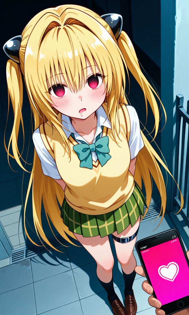 【ToLOVEる】ヤミ・モモ・春菜 〜アヘ顔・催●アプリ・搾精中出し種付けCG集〜 ｜ パンチラ・失禁・角オナ・電マ責め - サンプル画像 1