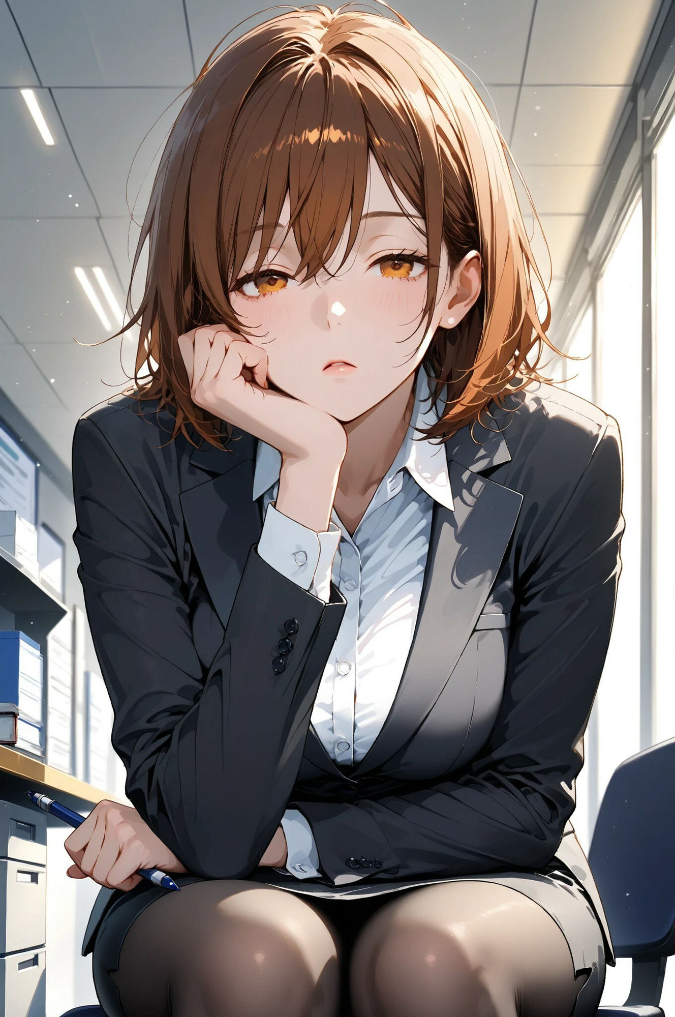 社畜娘のナイトルーティン - サンプル画像 1