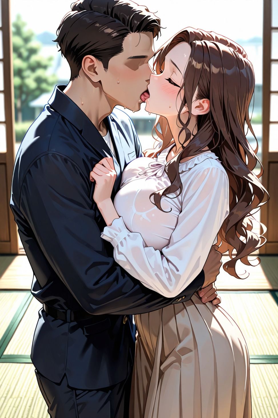 朝までイチャラブ不倫デート - サンプル画像 2