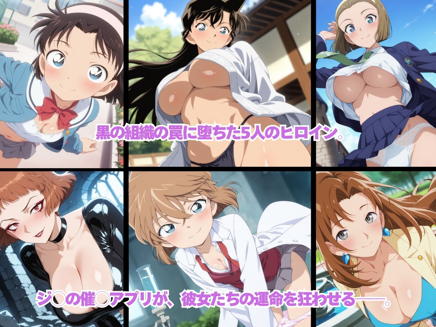 【寝取られ】黒の組織の裏工作 〜ジ●の策略〜 - サンプル画像 1