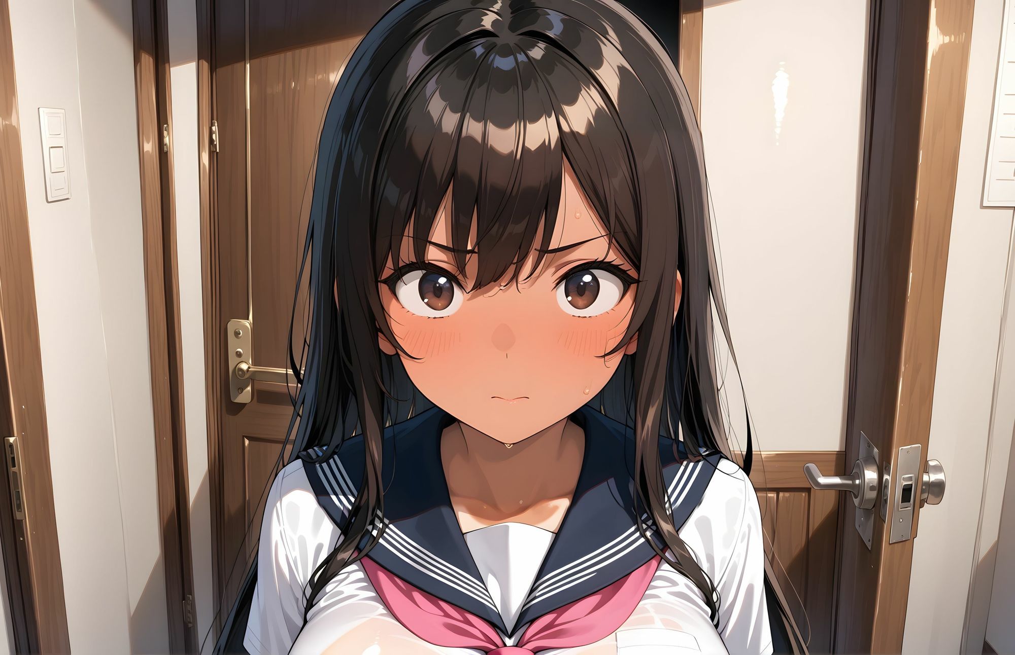 【4Kの高画質】日焼け女生徒のみなみちゃん - サンプル画像 4