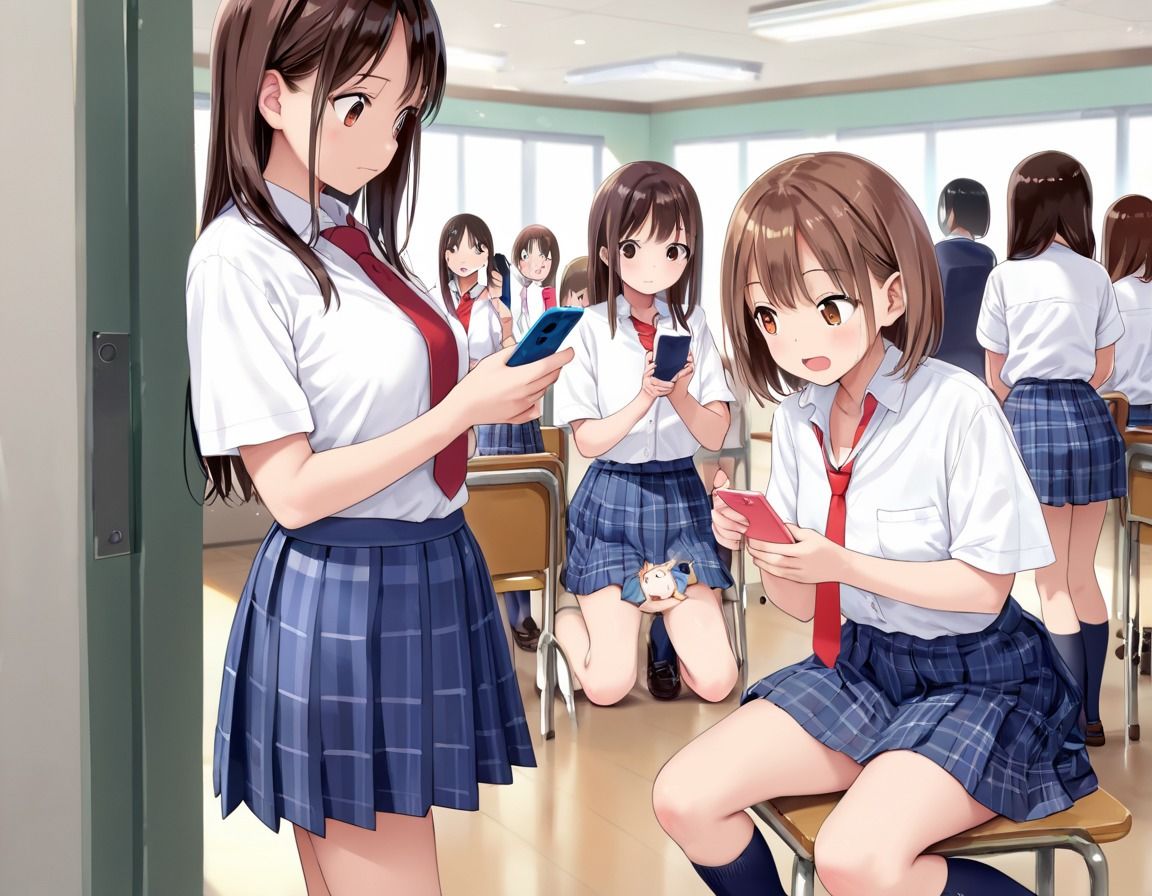 校内ハーレム天国 - サンプル画像 1