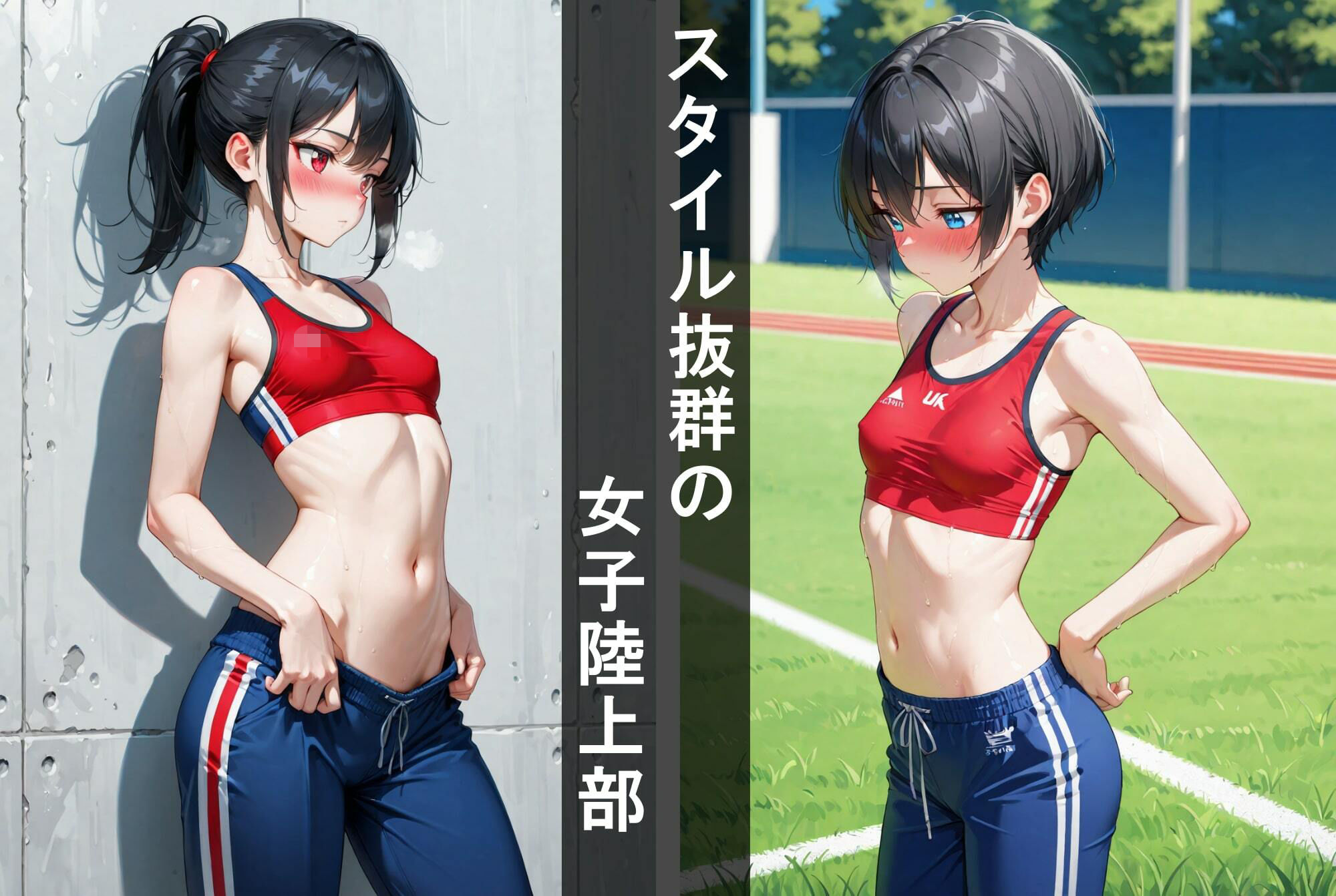 【女子陸上】 ちいさなおっぱいを揺らして走る〜陸上女子に中出し！〜 - サンプル画像 1