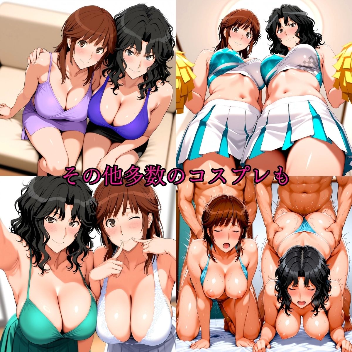 バニークラブ【甘神】二人のヒロインが同時におもてなし KAORU＆RIHOKO - サンプル画像 8