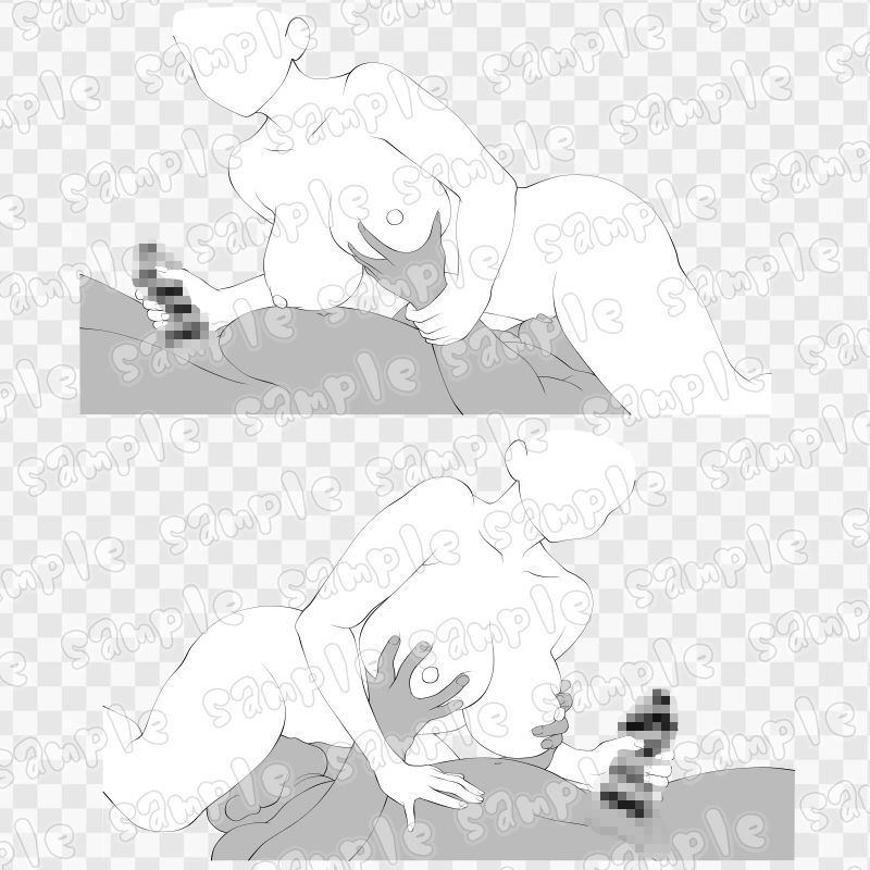 線画素材集［手］43 - サンプル画像 1